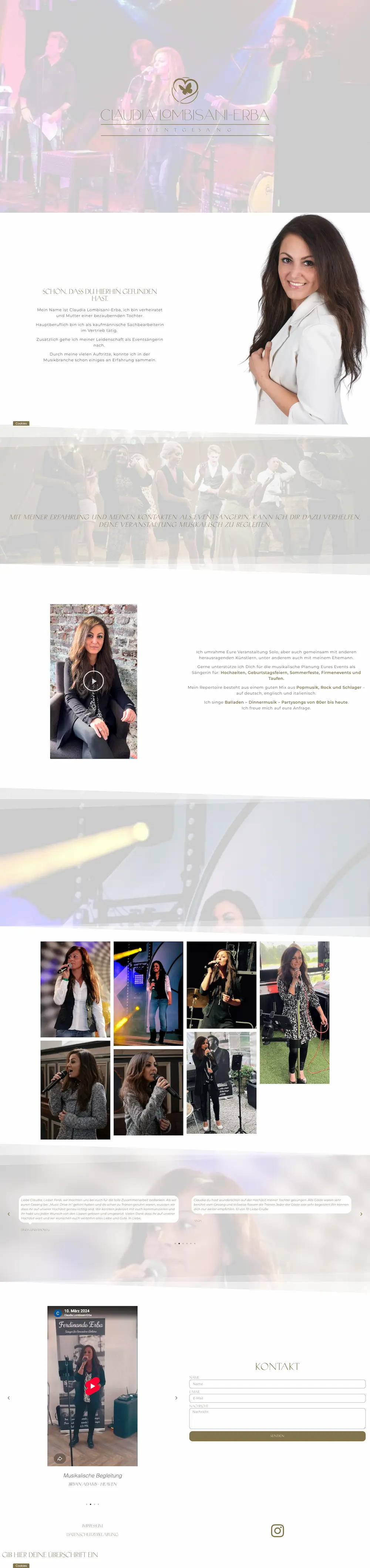 Website Claudia Lombisani-Erba