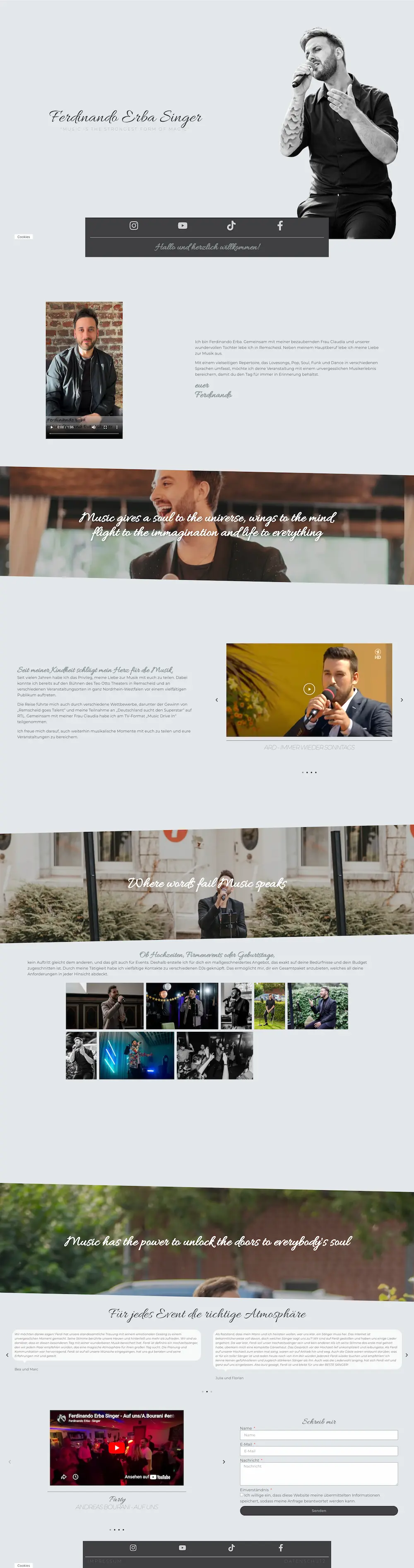 Website Ferdinando Erba