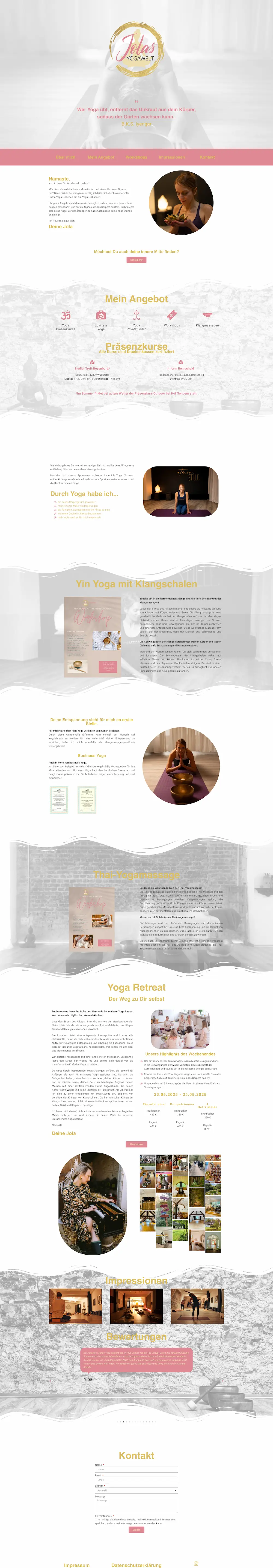Website Jolas Yogawelt