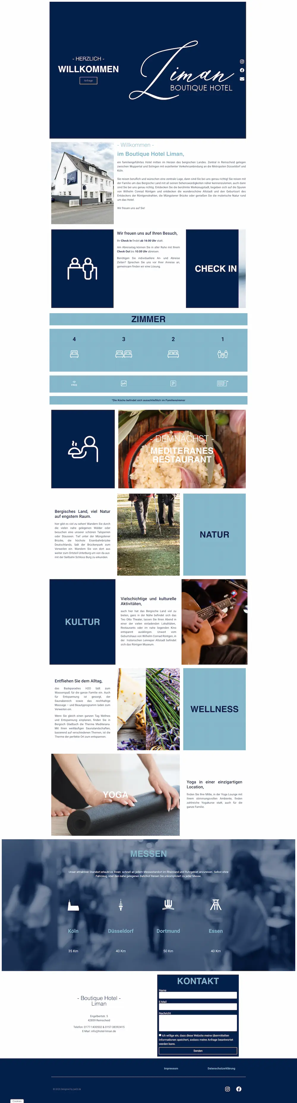 Website Boutique Hotel Liman