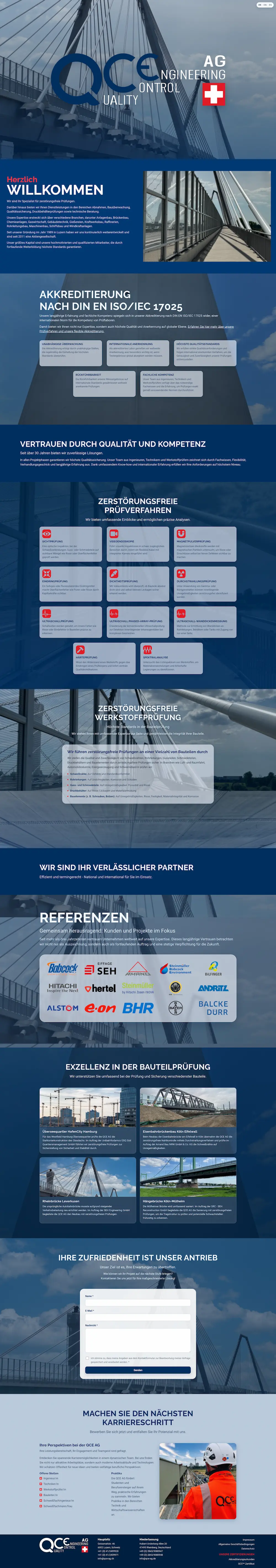 Website QCE AG